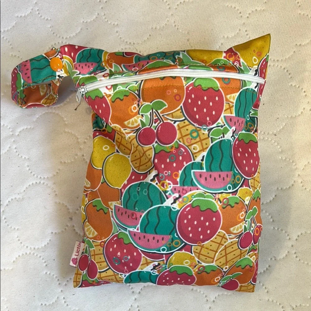 Yellow and Black Diaper Covers Accessories Set